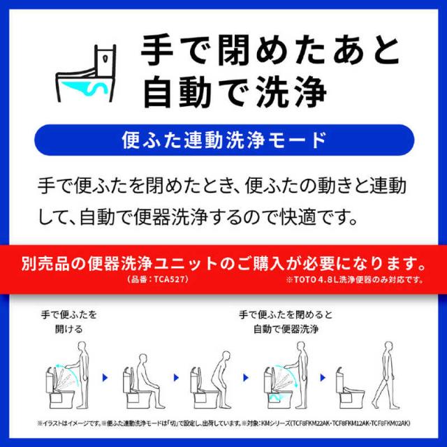 TOTO　温水便座 ウォシュレット KMシリーズ ［瞬間式］ ホワイト　TCF8FKM02NW1_15