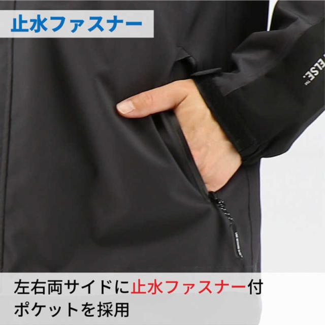 ハマー　LED超はっ水透湿防水ストレッチコート Lサイズ ［ ユニセックス / L ］ グレー　22402-1424_7
