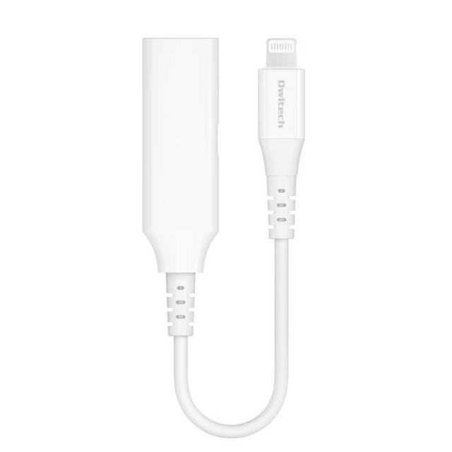 OWLTECH　Lightningオーディオ変換ケーブル ホワイト　OWLCBLTF35LT02WH_1