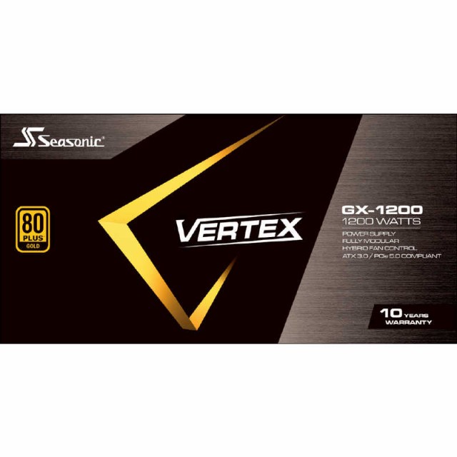 シーソニック　PC電源 VERTEX-GX［1200W /ATX /Gold］　VERTEX-GX-1200