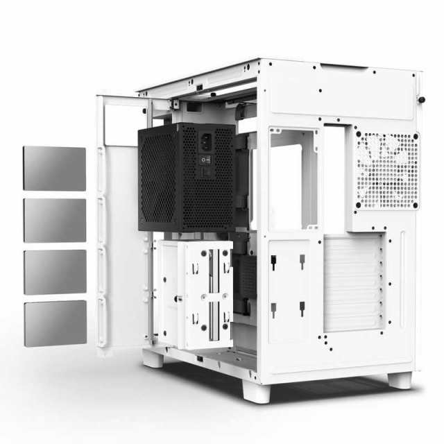 NZXT H9 ELITE ホワイト ATX microATX miniITX 対応 ミドルタワー