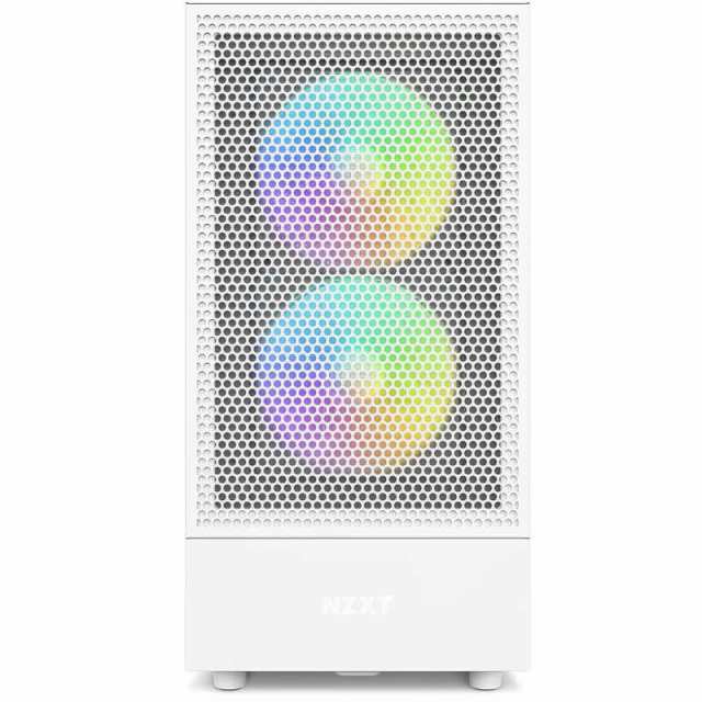 NZXT H5 FLOW RGB ホワイト ATX microATX miniITX 対応 ミドルタワー