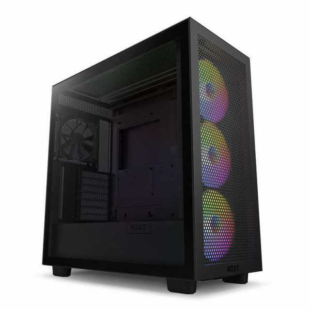 NZXT H7 FLOW RGB ブラック ATX microATX miniITX EATX対応 ミドル