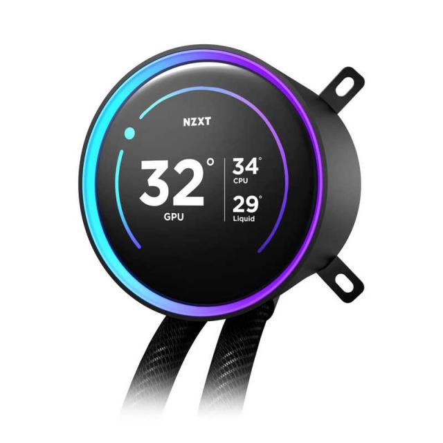 NZXT　水冷CPUクーラー KRAKEN ELITE360 RGB(2024) ［ 360mmファンx1/ 2.72液晶ヘッド ］ ブラック　RLKR36EB2の通販は