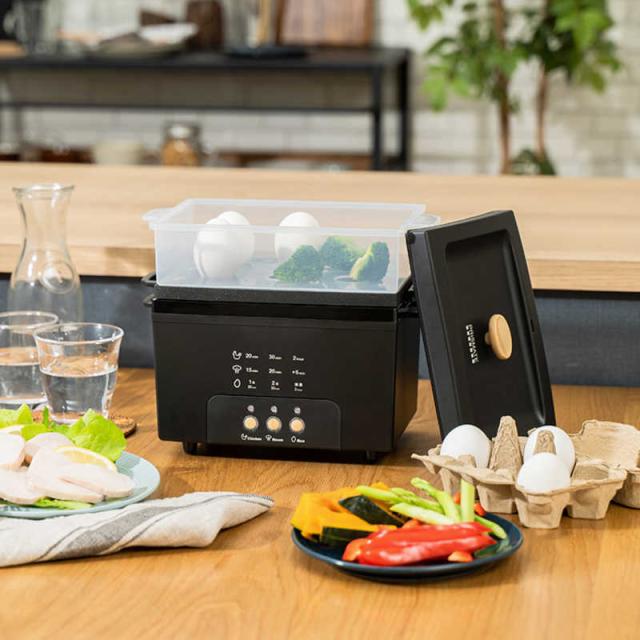 ライフオンプロダクツ サラダチキンメーカー グランデ (ブラック