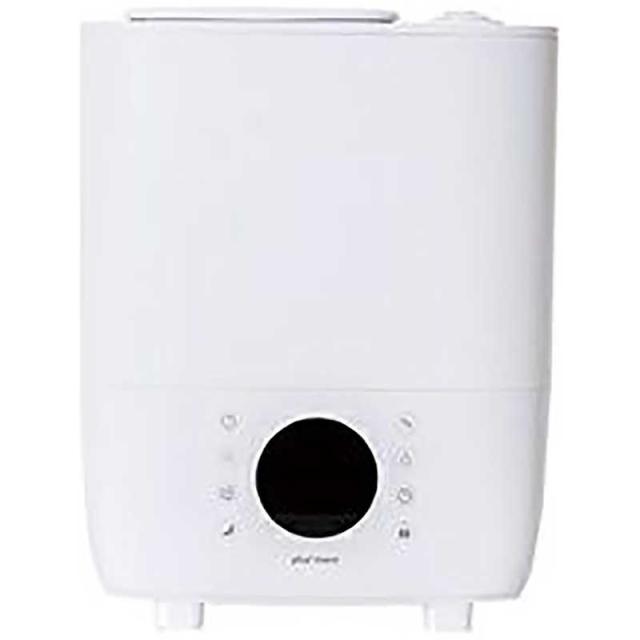 ライフオンプロダクツ　plusmore(プラスモア) 28畳対応上部給水ハイブリッド式 大噴霧アロマ加湿器リモコン付 ［ハイブリッド(加熱＋超音波)式］　PBAHF003-WH