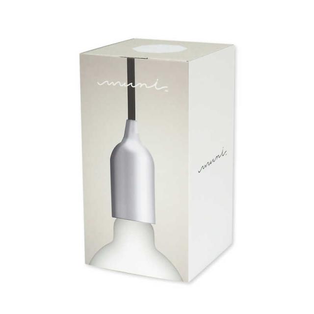 ビートソニック　LED照明 ペンダントライト 電球別売 muni マットアルミニウム E26　MP07C