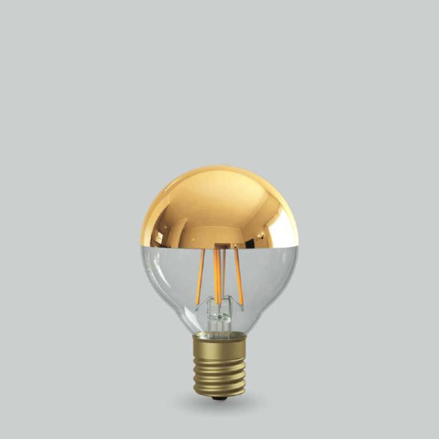 ビートソニック　LED電球 ボール50 Tミラー ゴールド Siphon ［E17 /ボール電球形 /40W相当 /電球色 /1個］　LDF92D LED電球