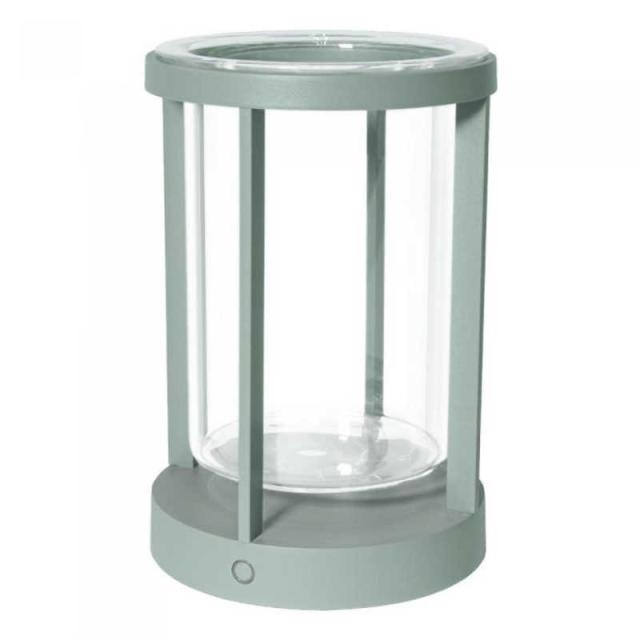 ビートソニック　ポータブルランプ「yoi」 PILLAR グリーングレイ ［LED /防雨型 /電球色］　YPL02GG