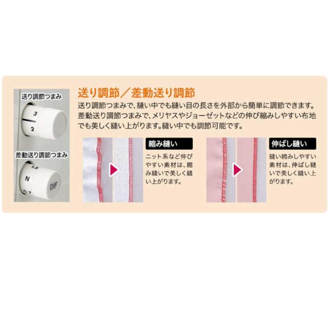 ジューキ　1本針3本糸ロックミシン ［ロックミシン］　MO-03DN_2