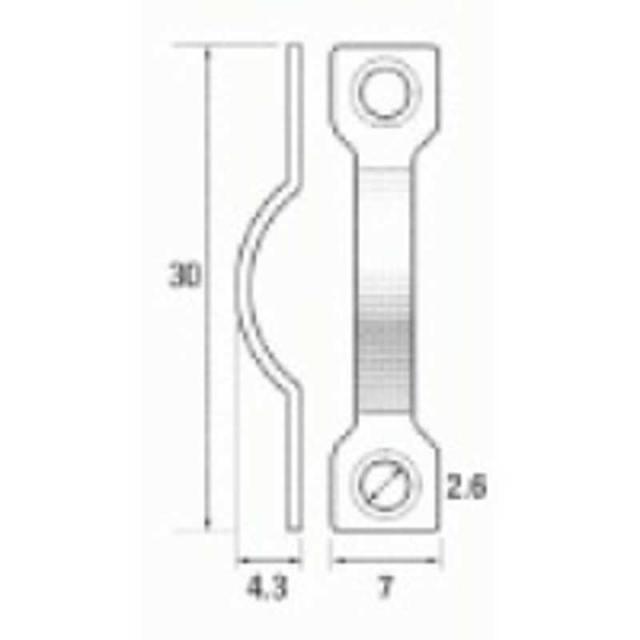 福井金属工芸　ステンレス板吊小丸ひも用 500個入　NO.6233