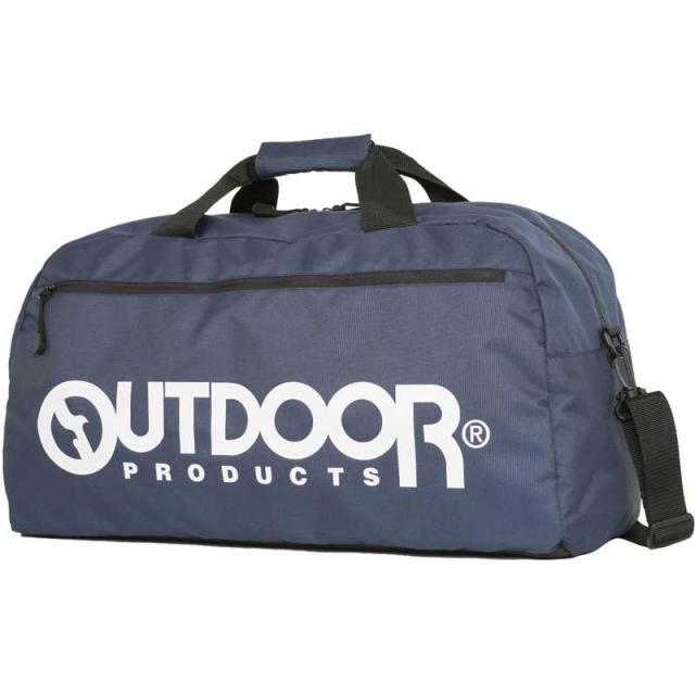 OUTDOOR　ボストンバッグ 46L 大容量 トラベル 旅行 スクール 修学旅行 ネイビー　OUT-0305-NV