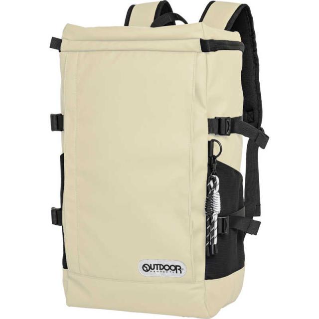 OUTDOOR　ボックスデイパック カジュアルリュック 32L ホワイト　OD-11190-WH