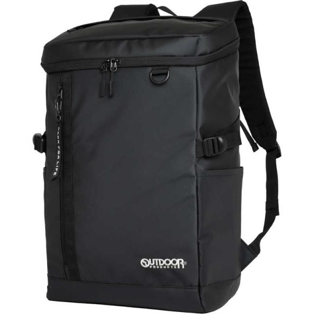 OUTDOOR　ボックスリュック スクールリュック 通学 通勤 大容量 35L 15.6インチ PC対応 撥水 ホワイト/ブラック　OD-11193-WHBK