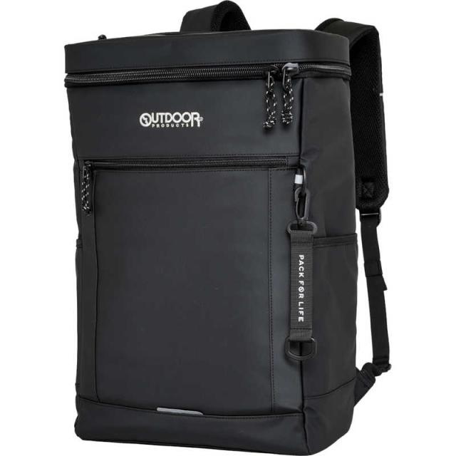OUTDOOR　ボックスリュック大容量 35L 15.6インチ PC対応 撥水 ホワイト/ブラック　OD-11198-WHBK