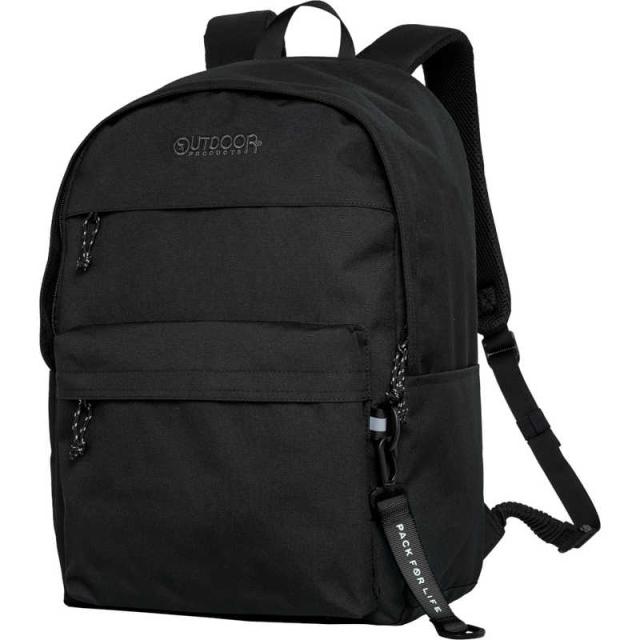 OUTDOOR　デイパック  35L 15.6インチ PC対応 撥水 ブラック/ブラック　OD-11199-BKBK