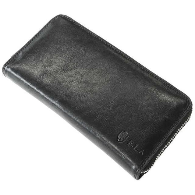 ELA　ラウンドファスナー 長財布　ELA9029BKの通販は 5,500円