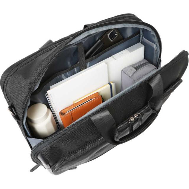 バリスティックスピリット　AGSショルダーバッグ ビジネスバッグ ブリーフケース B4 15.6inch PC対応 撥水 ブラック　BS-3116-BK