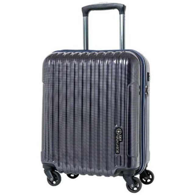 SKYNAVIGATOR　スーツケース コインロッカー対応キャリー Navy Carbon [TSAロック搭載 /25L /日帰り〜1泊]　SK-0722-41-NVC