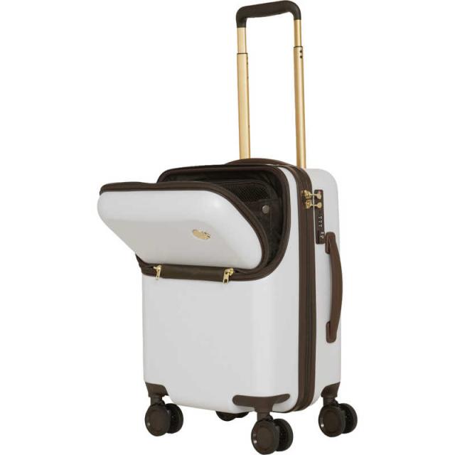 TRAVELEARTH　ハーフオープンキャリーケース ピンク　28L TRAVELEARTH ハーフオープンキャリーケース ピンク [TSAロック
