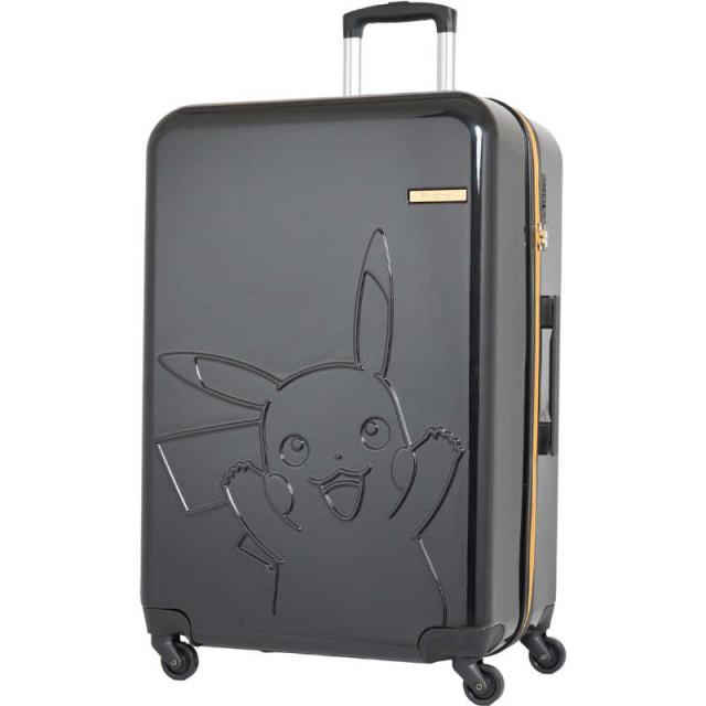 ポケモン　ピカチュウ キャリーケース ブラック [TSAロック搭載 /約95L /5泊〜1週間]　PK-0864-69-BK