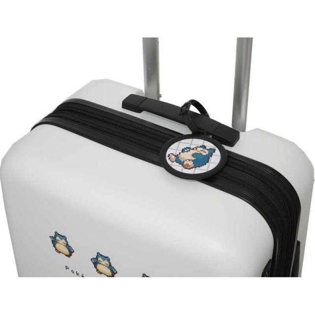新品、タグ付き⭐️ピクセルアートスーツケースM ホワイト（ポケモン総柄）約59L ポケモン ピクセルアート キャリーケース ホワイト [TSAロック