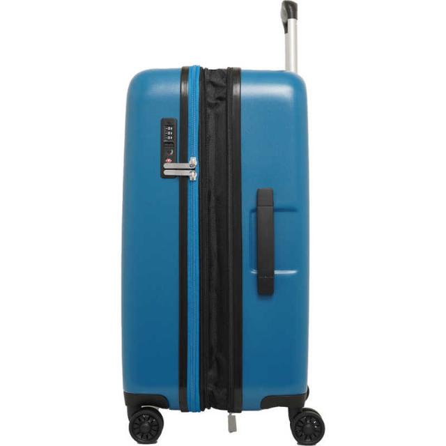 ポケモン　スーツケース ピクセルアート ファスナータイプ 旅行目安日数：5〜6泊 約59L 拡張時約68L TSロック搭載 ［TSAロック搭載］ ブルー　PK-0894-56-BL ポケモン スーツケース ピクセルアート ファスナータイプ 旅行目安日数
