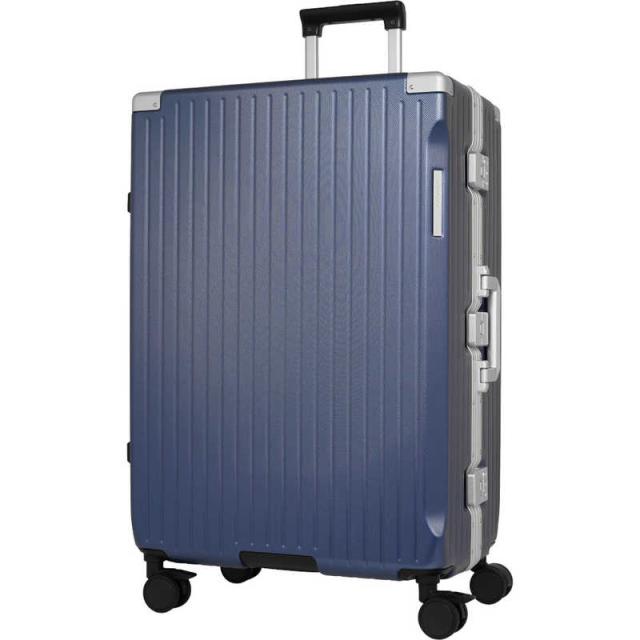 SKYNAVIGATOR　スーツケース フレームタイプ 旅行日数目安：1週間以上 87L 預け入れ無料 ［ TSAロック搭載 ］ ネイビー　SK-0895-67-NV