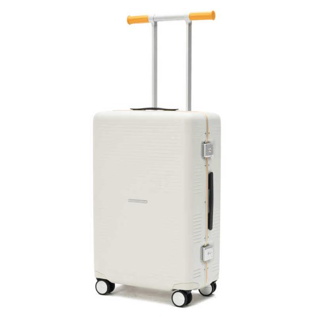 RAWROW　スーツケース R TRUNK FRAME フレームタイプ 旅行日数目安：5〜6泊 63L TSAロック搭載 預け入れ無料 ［TSAロック搭載］ バニラ　R-TRUNK-FRAME-63L-VAN