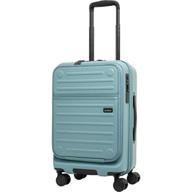オルティモ　スーツケース フロントオープン ハーフオープン ファスナータイプ 旅行日数目安： 2〜3泊 約37L ストッパー付き アクアマリン　OT-0857-50N-AM