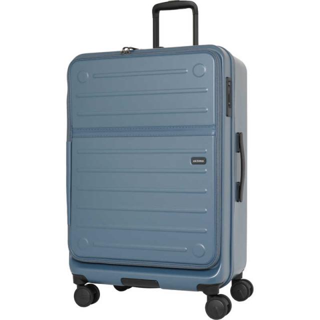 オルティモ　スーツケース フロントオープン ハーフオープン ファスナータイプ 旅行日数目安：10日程度 約97L ストッパー付き ネイビー　OT-0857-67N-NV