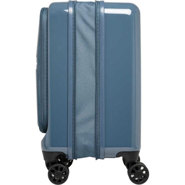 TRAVELEARTH　スーツケース ファスナータイプ 旅行日数目安：1泊 約27L 拡張時31L コインロッカーサイズ フロントオープン アイボリー　TE-0905-42-IV_2