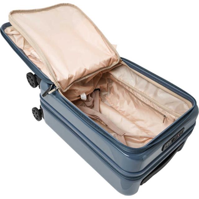 TRAVELEARTH　スーツケース ファスナータイプ 旅行日数目安：1泊 約27L 拡張時31L コインロッカーサイズ フロントオープン アイボリー　TE-0905-42-IV_9