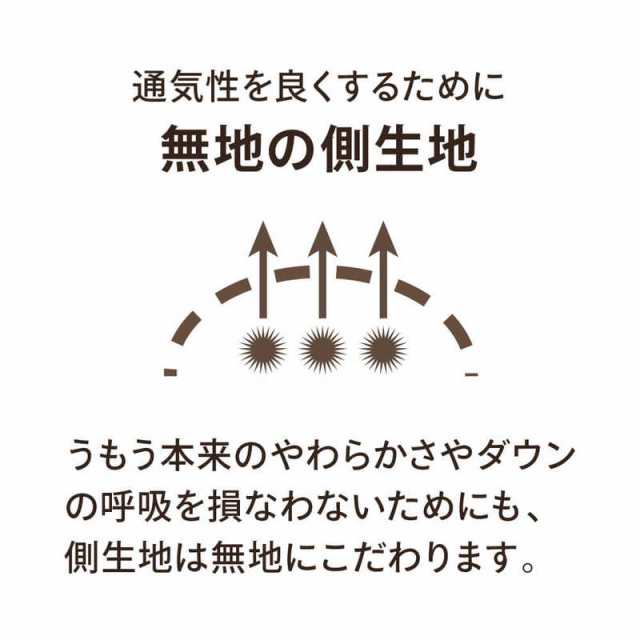 生毛工房 肌掛け羽毛布団生毛ふとん XXL520-B2 ダブル(190×210cm) 夏用