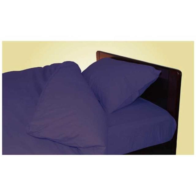 生毛工房　【ボックスシーツ】ディープブロード クィーンサイズ(綿100%/170×200×30cm/ネイビー)　の通販は