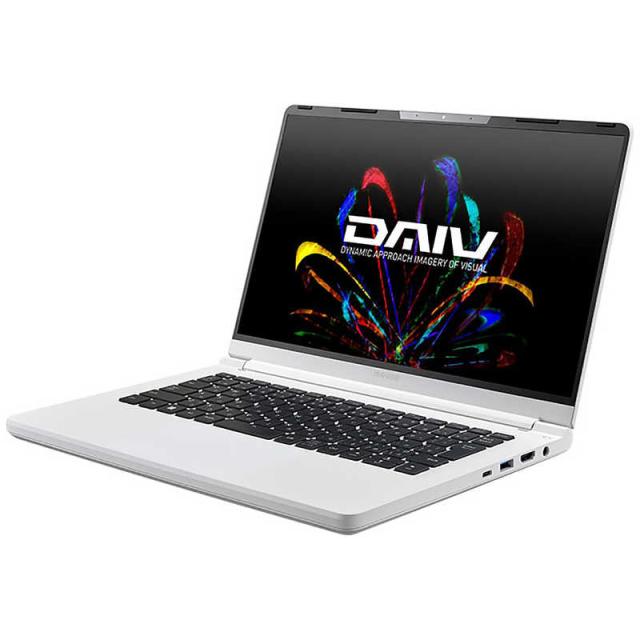 マウスコンピュータ　クリエイター向けノートパソコン DAIV［14.0型 /Windows11 Home /intel Core i7 /メモリ：32GB /SSD：2TB］　R4I7G50BC22CNHWT3