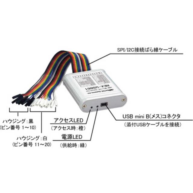 ラトックシステム　SPI/I2Cプロトコルエミュレーター　REXUSB61_1