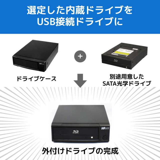 ラトックシステム　アーカイブ向け USB3.0 制振強化 5インチドライブケース　RS-EC5-U3AC_2