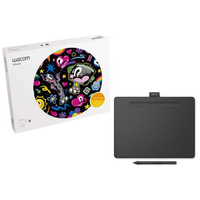 WACOM　ペンタブレット Intuos Medium ワイヤレス　CTL-6100WL/K0 ブラック_1