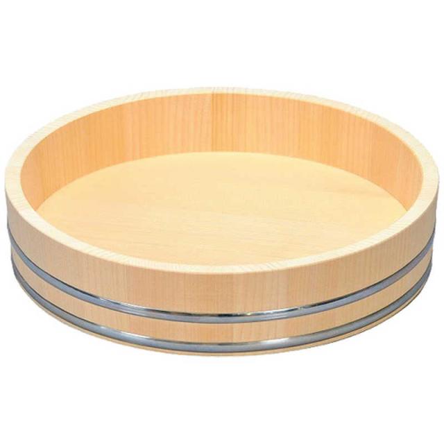 カンダ　飯台(サワラ製) ステンレス箍 60cm 4升　057516