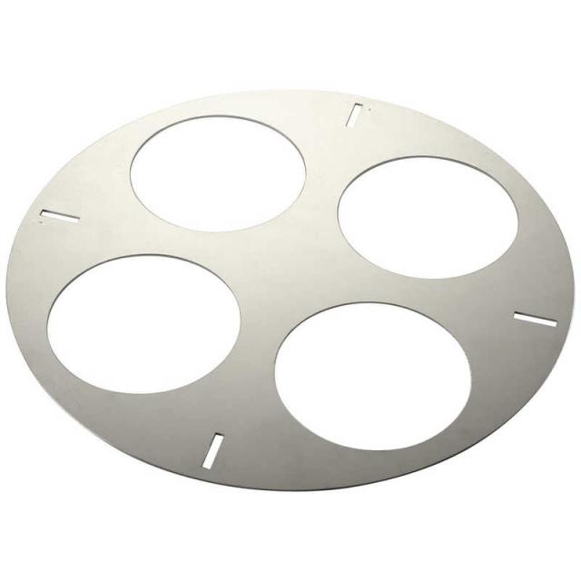 カンダ　寸胴鍋用てぼ板 42cm用φ410 4穴 (フック4本付)　041270
