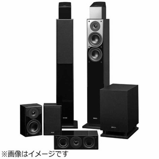 デノン　DENON　ブックシェルフスピーカー ブラック [ハイレゾ対応 /1本 /2ウェイスピーカー]　SC-A37K