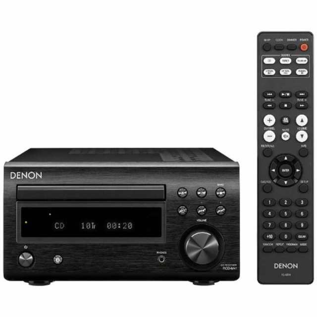 デノン　DENON　CDレシーバー ブラック ワイドFM対応　RCD-M41-K