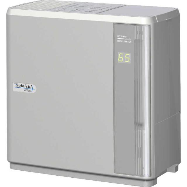 ダイニチ工業　加湿器 Dainichi Plus ［ハイブリッド(加熱＋気化)式］ 木造5畳 / 鉄筋8畳 マットグレー　HD-N325-H