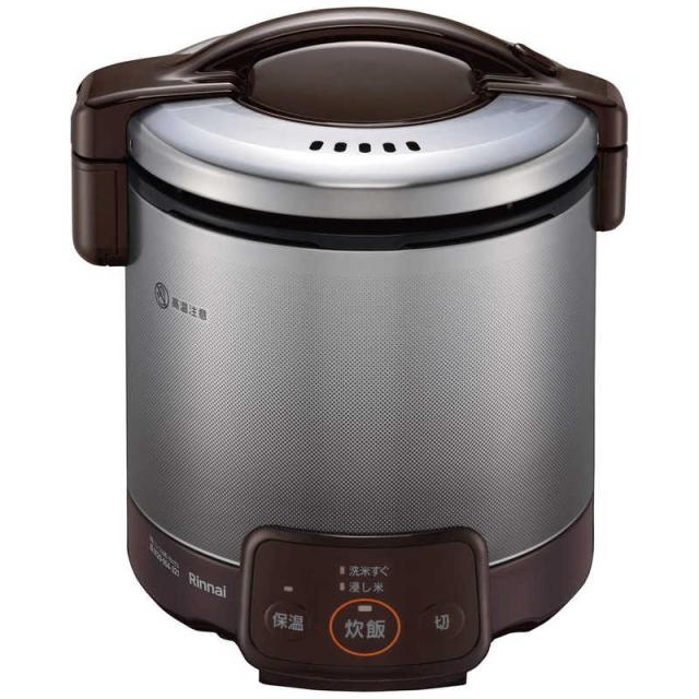 リンナイ　Rinnai　ガス炊飯器 [5合 /都市ガス12・13A]　RR-050VQ-DB_13A ダークブラウンの通販は