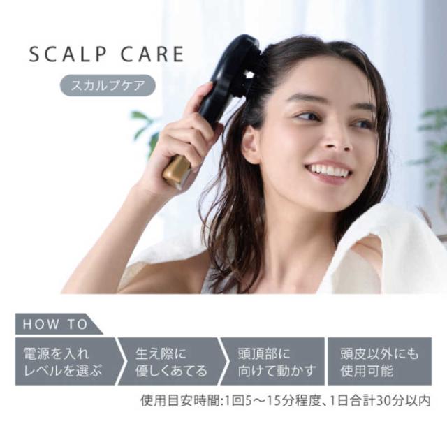 SYNCA　3way美顔器 ［EMS美顔器 /国内専用］ ブラックゴールド　SYB-F1_19