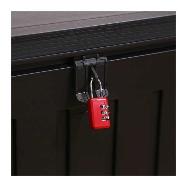 不二貿易　収納BOXベンチ BK 270L (38357)　55253_7