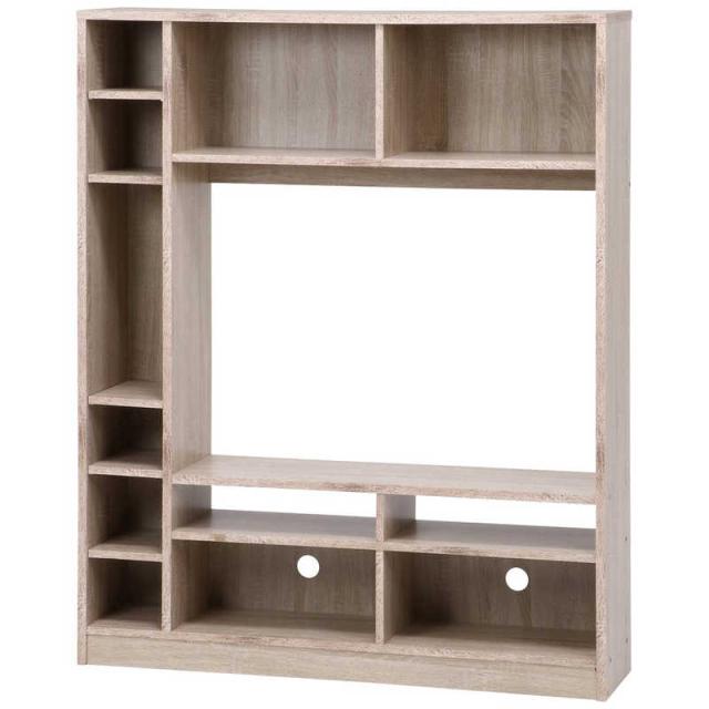 不二貿易　壁面ユニットTV台 WH　98827の通販は