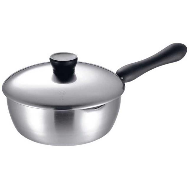 本間製作所　《IH対応》 エルム IH 3層鋼 ユキヒラパン 21cm 　AEL0202