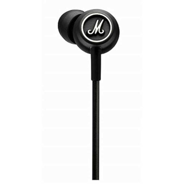 MARSHALL　有線イヤホン カナル型 [ リモコン・マイク 対応 / φ3.5mm ミニプラグ ] ブラック＆ホワイト　MODE BLACK AND WHITE